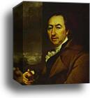 Portrait of the Author Nikolay Novikov by Dmitry Levitzky, Canvas Print