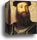 Portrait of Stefano Colonna. Detail by Agnolo Bronzino, Canvas Print