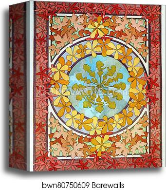 Documents Decoratifs by Alphonse Mucha, Canvas Print