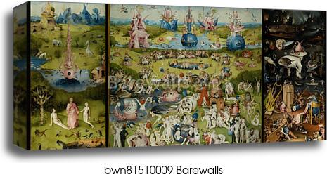 The Garden of Earthly Delights by Hieronymus Bosch, Canvas Print