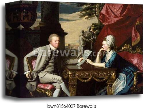Mr. and Mrs. Ralph Izard (Alice Delancey) by John Singleton Copley, Canvas Print