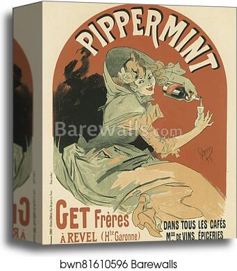Pippermint by Jules Chéret, Canvas Print