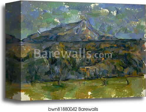 Mont Sainte-Victoire by Paul Cézanne, Canvas Print