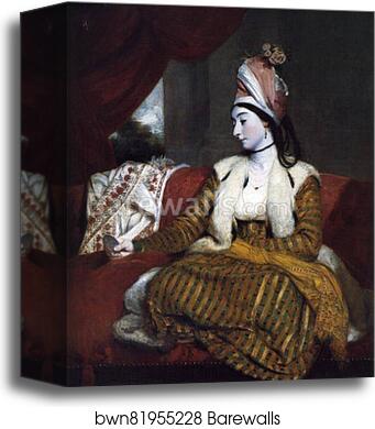 Mrs Baldwin by Sir Joshua Reynolds, Canvas Print
