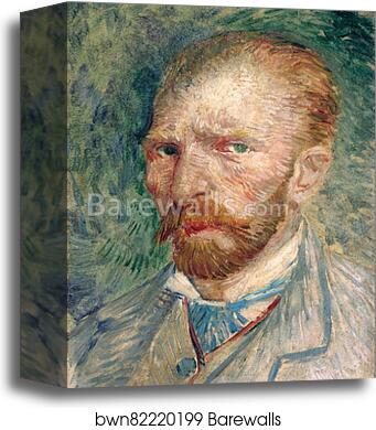Self-portrait by Vincent Van Gogh, Canvas Print