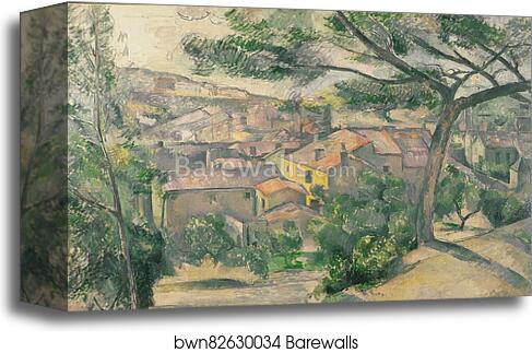 Morning View of L'Estaque Against the Sunlight by Paul Cézanne, Canvas Print Morning View of L'Estaque Against the Sunlight by Paul Cézanne, Canvas Print