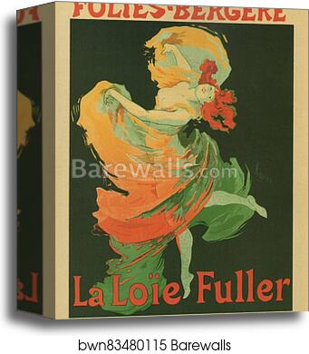 Folies-Bergère La Loïe Fuller by Jules Chéret, Canvas Print Folies-Bergère La Loïe Fuller by Jules Chéret, Canvas Print