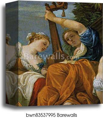Allegory of Music. Detail by Paolo Veronese, Canvas Print Allegory of Music. Detail by Paolo Veronese, Canvas Print