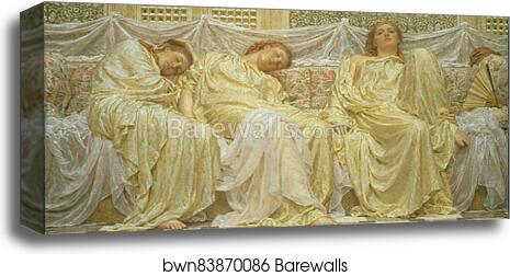 Dreamers by Albert Joseph Moore, Canvas Print