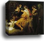 Homer Reciting His Poems. Detail by Sir Thomas Lawrence, Canvas Print