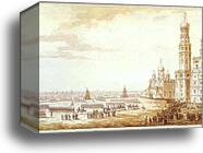 View of Sobornaya Square in the Moscow Kremlin by Maxim Vorobiev, Canvas Print