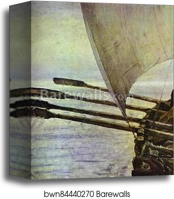 Stepan Razin. Detail by Vasily Surikov, Canvas Print