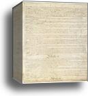 Constitution of the United States, Page 3 of 4 by Constitutional Convention, Canvas Print