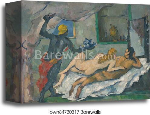 Afternoon in Naples by Paul Cézanne, Canvas Print