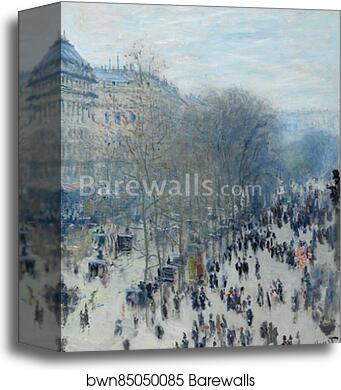 Boulevard des Capucines by Claude Monet, Canvas Print