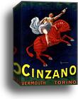 Cinzano Vermouth Torino by Leonetto Cappiello, Canvas Print