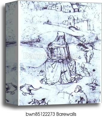 Temptation of St. Anthony by Hieronymus Bosch, Canvas Print Temptation of St. Anthony by Hieronymus Bosch, Canvas Print
