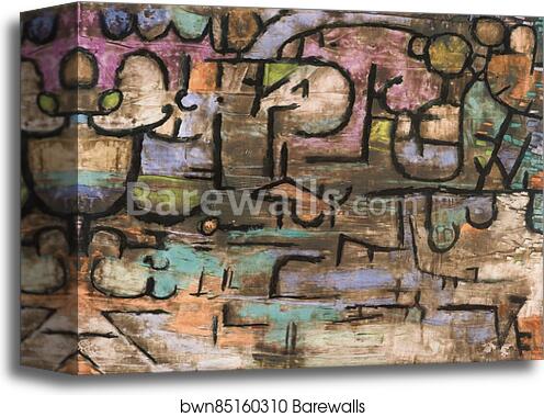 After The Flood by Paul Klee, Canvas Print