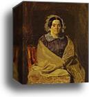 Portrait of N. P. Chernyshova by Pavel Fedotov, Canvas Print