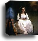 Lady Hamilton as St. Cecilia by George Romney, Canvas Print