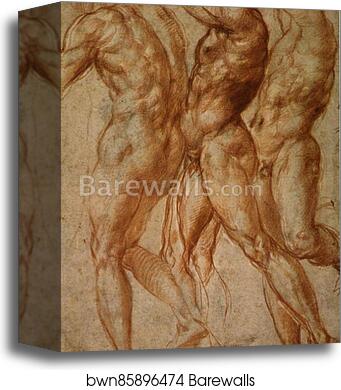 Joseph in Egypt by Jacopo Carrucci, Known As Pontormo, Canvas Print