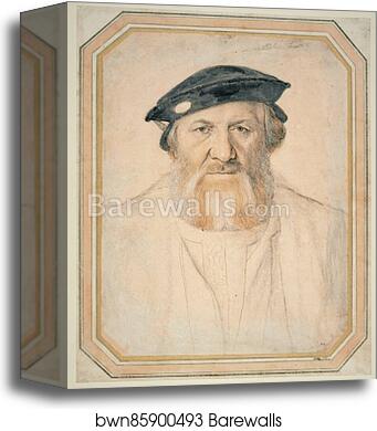 Portrait of Charles de Solier, Sieur de Morette by Hans Holbein The Younger, Canvas Print