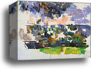 The Garden at Les Lauves (Le Jardin des Lauves) by Paul Cézanne, Canvas Print