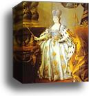 Portrait of Empress Catherine II by Stefano Torelli, Canvas Print