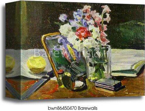 Still Life with Flowers by Victor Borisov-Musatov, Canvas Print Still Life with Flowers by Victor Borisov-Musatov, Canvas Print