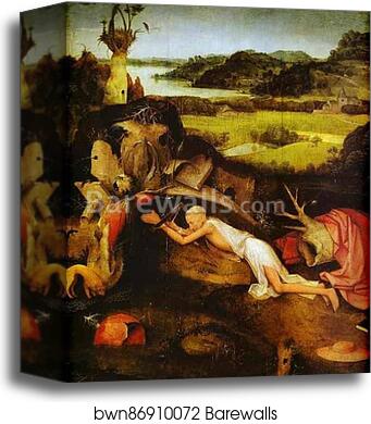 St. Jerome at Prayer by Hieronymus Bosch, Canvas Print