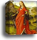 St. Catherine of Alexandria by Rogier Van Der Weyden, Canvas Print