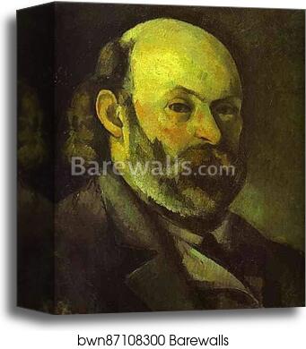 Self-Portrait by Paul Cézanne, Canvas Print