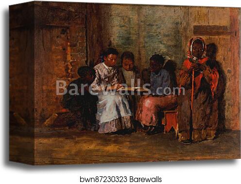 Sunday Morning in Virginia by Winslow Homer, Canvas Print