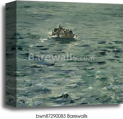 Rochefort's Escape by Édouard Manet, Canvas Print