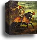 Portrait of Emperor Charles V at Muhlberg by Titian, Canvas Print
