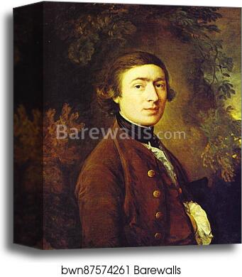 Self-Portrait by Thomas Gainsborough, Canvas Print