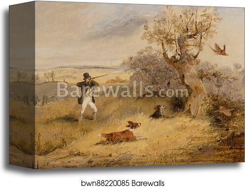 Pheasant Shooting by Henry Thomas Alken, Canvas Print