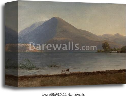 On the Hudson by Albert Bierstadt, Canvas Print