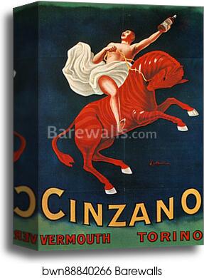 Cinzano Vermouth Torino by Leonetto Cappiello, Canvas Print
