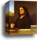 Portrait of a Venetian Gentleman by Giorgione, Canvas Print