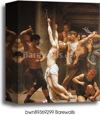 The Flagellation of Christ by William-Adolphe Bouguereau, Canvas Print The Flagellation of Christ by William-Adolphe Bouguereau, Canvas Print