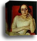 Portrait of Vittoria Marini by Alexander Ivanov, Canvas Print