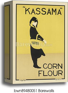 "Kassama" Corn Flour by William Nicholson, Canvas Print