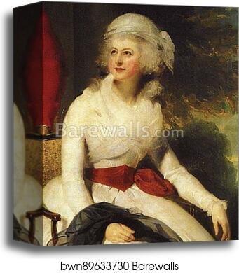 Mr and Mrs John Julius Angerstein. Detail by Sir Thomas Lawrence, Canvas Print