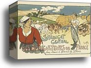 Syndicat central des Agriculteurs de France by Georges Fay, Canvas Print