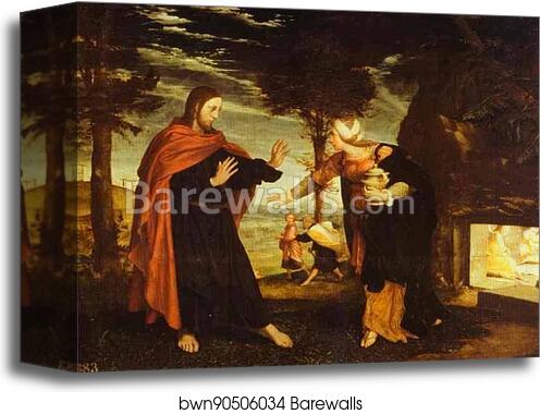 Noli Me Tangere by Hans Holbein The Younger, Canvas Print