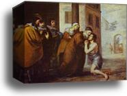 The Return of the Prodigal Son by Bartolomé Esteban Murillo, Canvas Print