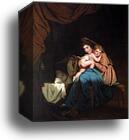 Lady Wilmot and Her Child by Joseph Wright Of Derby, Canvas Print