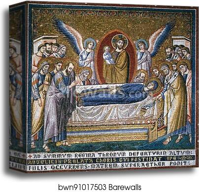Death of the Virgin by Pietro Cavallini, Canvas Print
