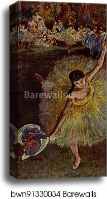Fin d'arabesque by Edgar Degas, Canvas Print
